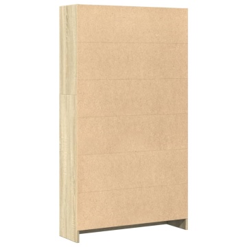 Bibliotecă, stejar sonoma, 80x24x143 cm, lemn prelucrat - Img 5