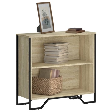 Bibliotecă, stejar sonoma, 80x31x74,5 cm, lemn prelucrat - Img 1