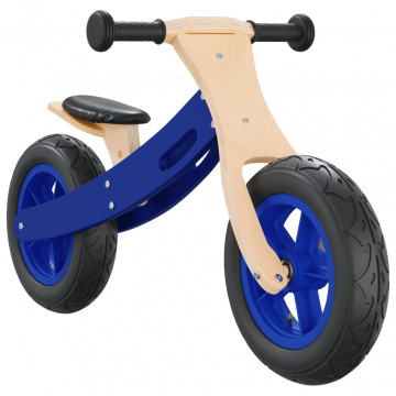 Bicicletă echilibru de copii, cauciucuri pneumatice, albastru - Img 4