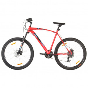 Bicicletă montană, 21 viteze, roată 29 inci, cadru 53 cm, roșu - Img 1