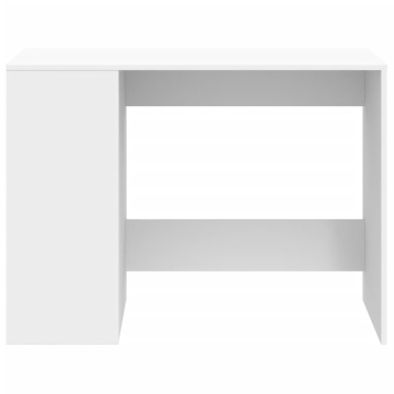 Birou, alb, 102x50x75 cm, lemn prelucrat - Img 4