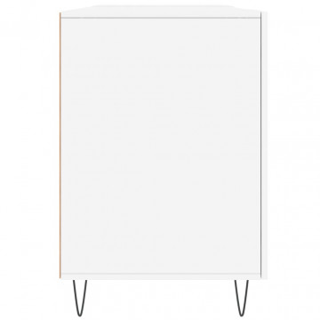 Birou, alb, 140x50x75 cm, lemn compozit - Img 6