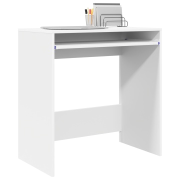 birou de calculator Alb Lemn prelucrat Compact Organizatoare - Img 3