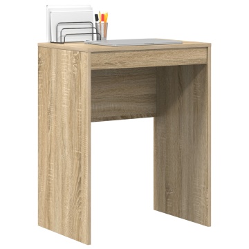 birou de calculator stejar Sonoma lemn ingineresc 60 x 40 x 76 cm - Img 3