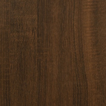 Birou, stejar maro, 100x55x75 cm, lemn prelucrat - Img 6