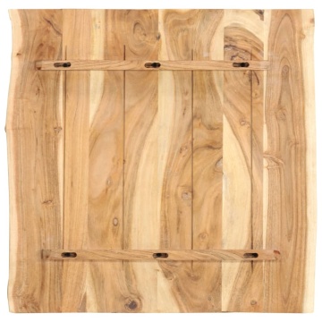 Blat de masă, 58x(50-60)x2,5 cm, lemn masiv de acacia - Img 2