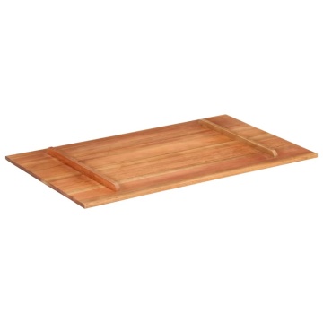 Blat de masă, 60x100 cm, 15-16 mm, lemn masiv de acacia - Img 3