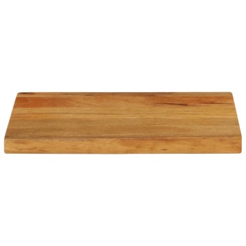 Blat de masă contur organic 40x20x2,5 cm lemn masiv de mango - Img 3