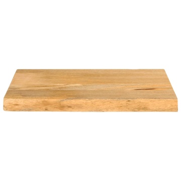 Blat de masă contur organic 60x20x2,5 cm lemn masiv de mango - Img 3