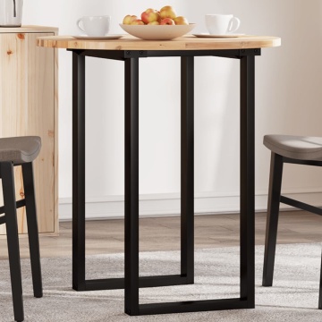 Blat de masă rotund, Ø70x2 cm, lemn masiv de acacia - Img 1