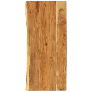 Blat lavoar de baie, 114x52x2,5 cm, lemn masiv de acacia - Img 1