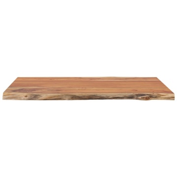 Blat masă 80x60x2,5cm dreptunghiular lemn acacia contur natural - Img 8