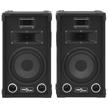 Boxe Hifi de scenă pasive profesionale, 2 buc., negru, 800 W - Img 3