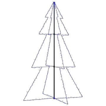 Brad Crăciun conic 240 LED-uri, 118x180 cm, interior & exterior - Img 2