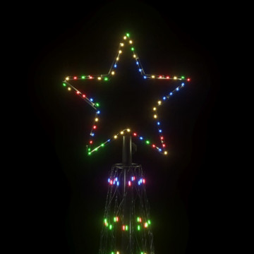 Brad de Crăciun conic, 3000 LED-uri, multicolor, 230x800 cm - Img 8