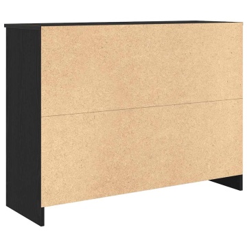 Bufetă cu sertar Stejar negru 101x35x76 cm Lemn prelucrat - Img 7