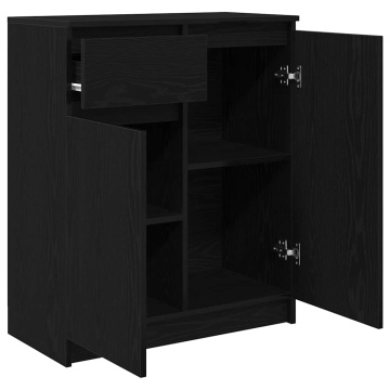 Bufetă cu sertar Stejar negru 71x35x84 cm Lemn prelucrat - Img 8