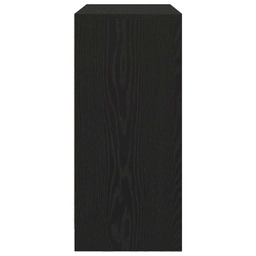 Bufetă cu sertar Stejar negru 80x34x76 cm Lemn prelucrat - Img 6