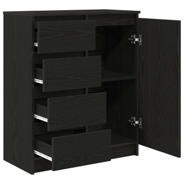 Bufetă cu sertare Stejar negru 71x35x84 cm Lemn prelucrat - Img 8