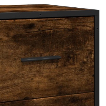Bufetă Stejar afumat 68x35x76 cm Lemn prelucrat - Img 7