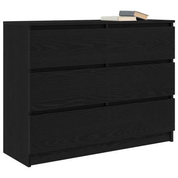 Bufetă Stejar negru 100x35x76 cm Lemn prelucrat - Img 4
