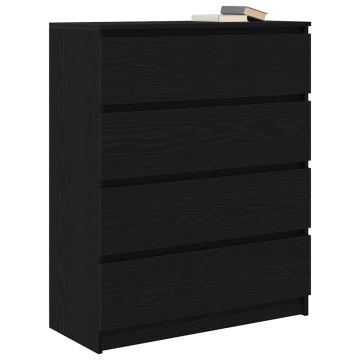 Bufetă Stejar negru 80x35x99 cm Lemn prelucrat - Img 4