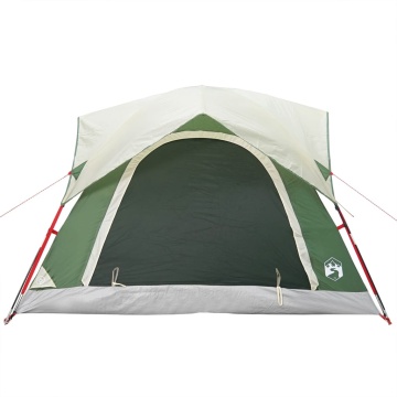Cabină cort de camping, 4 persoane, verde, impermeabil - Img 6