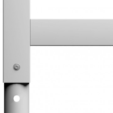 Cadre banc lucru reglabile, 2 buc., gri, 85x(69-95,5) cm, metal - Img 5