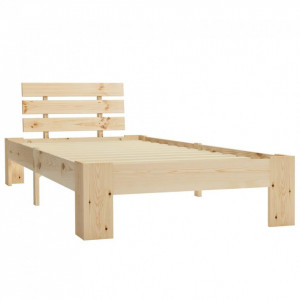 Cadru de pat, 100 x 200 cm, lemn masiv de pin - Img 2