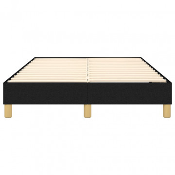 Cadru de pat box spring, negru, 120x200 cm, textil - Img 8