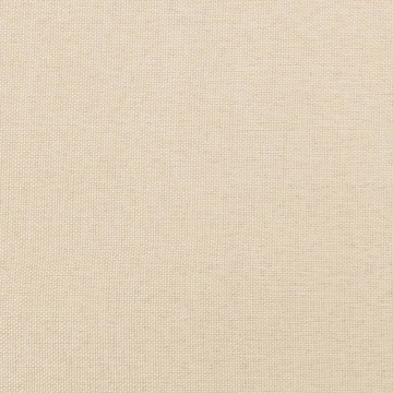 Cadru de pat fără saltea, crem, 100x200 cm, textil - Img 7
