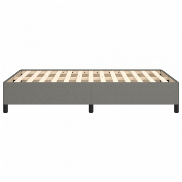 Cadru de pat, gri închis, 120x190 cm, material textil - Img 5