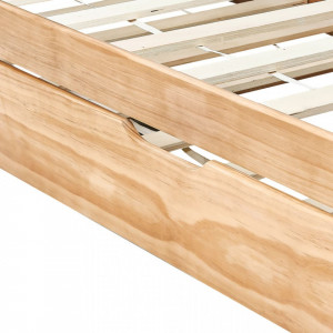 Cadru pat canapea, extensibil, 90 x 200 cm, lemn de pin - Img 6