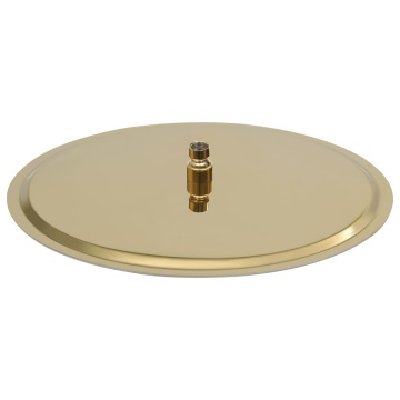 Cap de duș tip ploaie rotund, auriu, 40 cm, oțel inoxidabil - Img 3