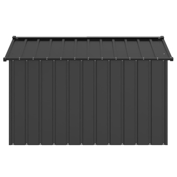 Casă pentru câini cu acoperiș 113x153x101 cm oțel galvanizat - Img 4