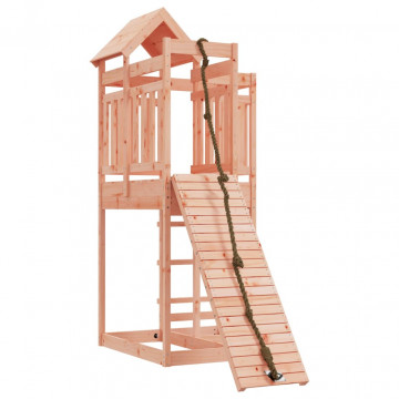 Căsuță de joacă cu perete de cățărat, lemn masiv douglas - Img 2