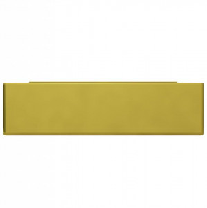 Chiuvetă cu preaplin, auriu, 60x46x16 cm, ceramică - Img 5