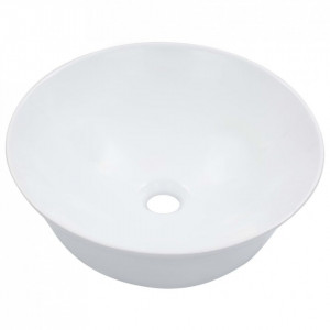 Chiuvetă de baie, alb, 41x12,5 cm, ceramică - Img 2