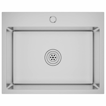 Chiuvetă de bucătărie lucrată manual, oțel inoxidabil - Img 2
