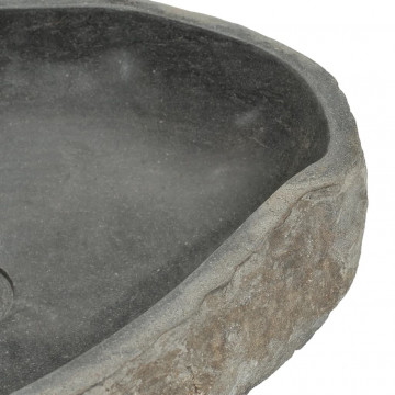 Chiuvetă din piatră de râu, 46-52 cm, ovală - Img 5