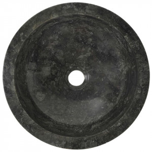 Chiuvetă, negru, 40 x 12 cm, marmură - Img 4