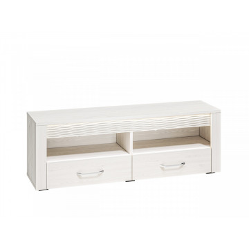 Clermont 11 Tv Stand 2S Snowy Pine - Img 1