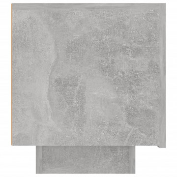 Comodă TV, gri beton, 100x35x40 cm, PAL - Img 5