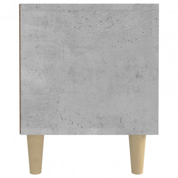Comodă TV, gri beton, 180x31,5x40 cm, lemn prelucrat - Img 7