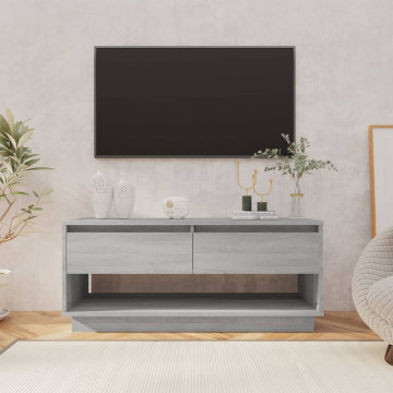 Comodă TV, gri sonoma, 102x41x44 cm, PAL - Img 1