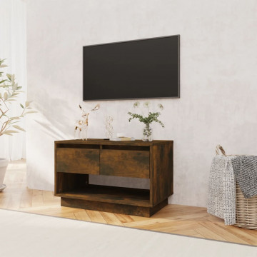 Comodă TV, stejar fumuriu, 70x41x44 cm, PAL - Img 3