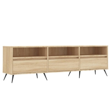 Comodă TV, stejar sonoma, 150x30x44,5 cm, lemn prelucrat - Img 2