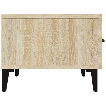 Comodă TV, stejar sonoma, 150x34,5x30 cm, lemn prelucrat - Img 7