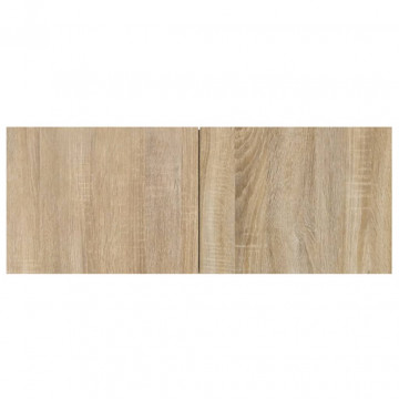 Comode TV, 2 buc., stejar sonoma, 80x30x30 cm, lemn compozit - Img 5