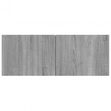Comode TV, 4 buc., gri sonoma, 80x30x30 cm, lemn prelucrat - Img 7